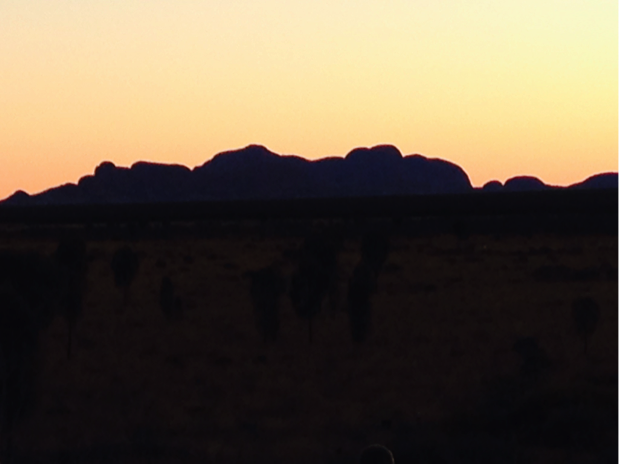 Sunset at Kata Tjuta